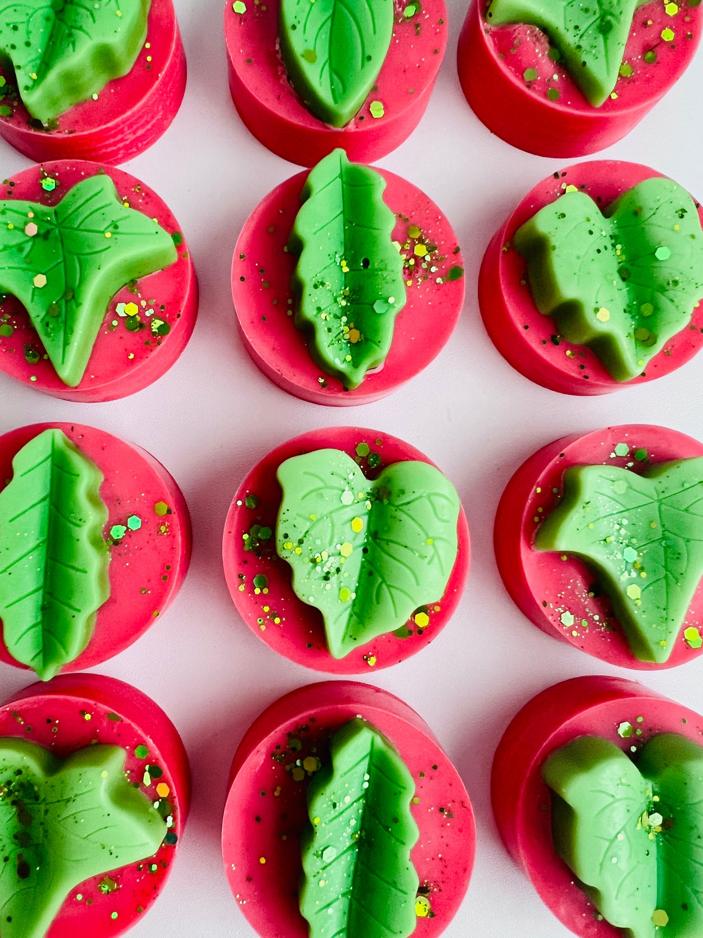 Fresh Mint and Rhubarb Wax Melt Slab