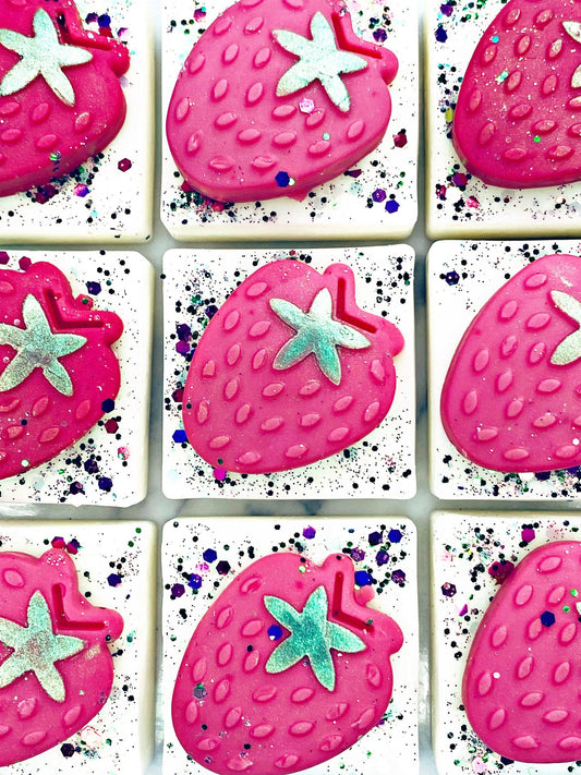 Strawberry Shortcake Wax Melt Slab